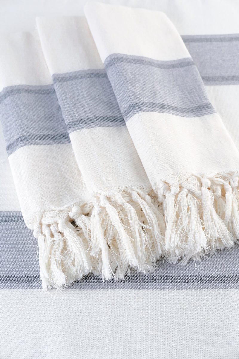 Smyrna Turkish Hand / Kitchen Towel 4 pack 23x17in La'Hammam