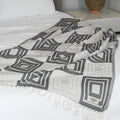 Exclusive Symmetry Peshtemal Pure Cotton Throw Blanket