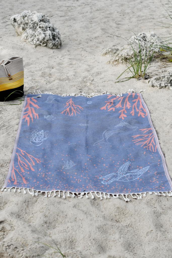 Lahammam's Handcrafted Quality everyday use Tote Beach Bag + Free Beach Towel !