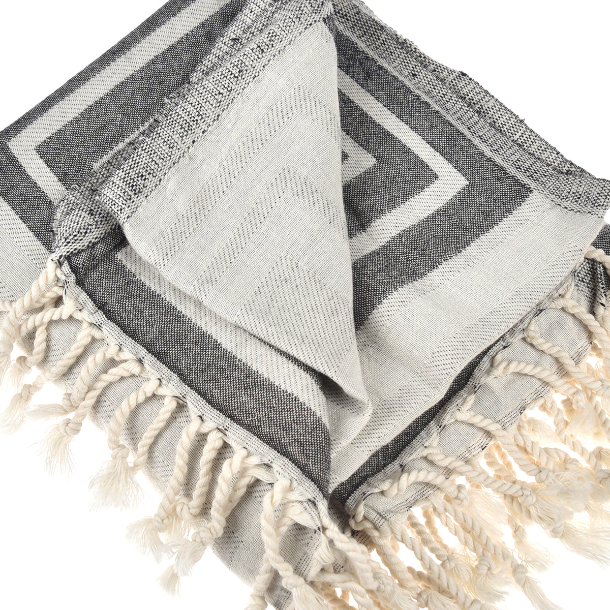 Exclusive Symmetry Peshtemal Pure Cotton Throw Blanket