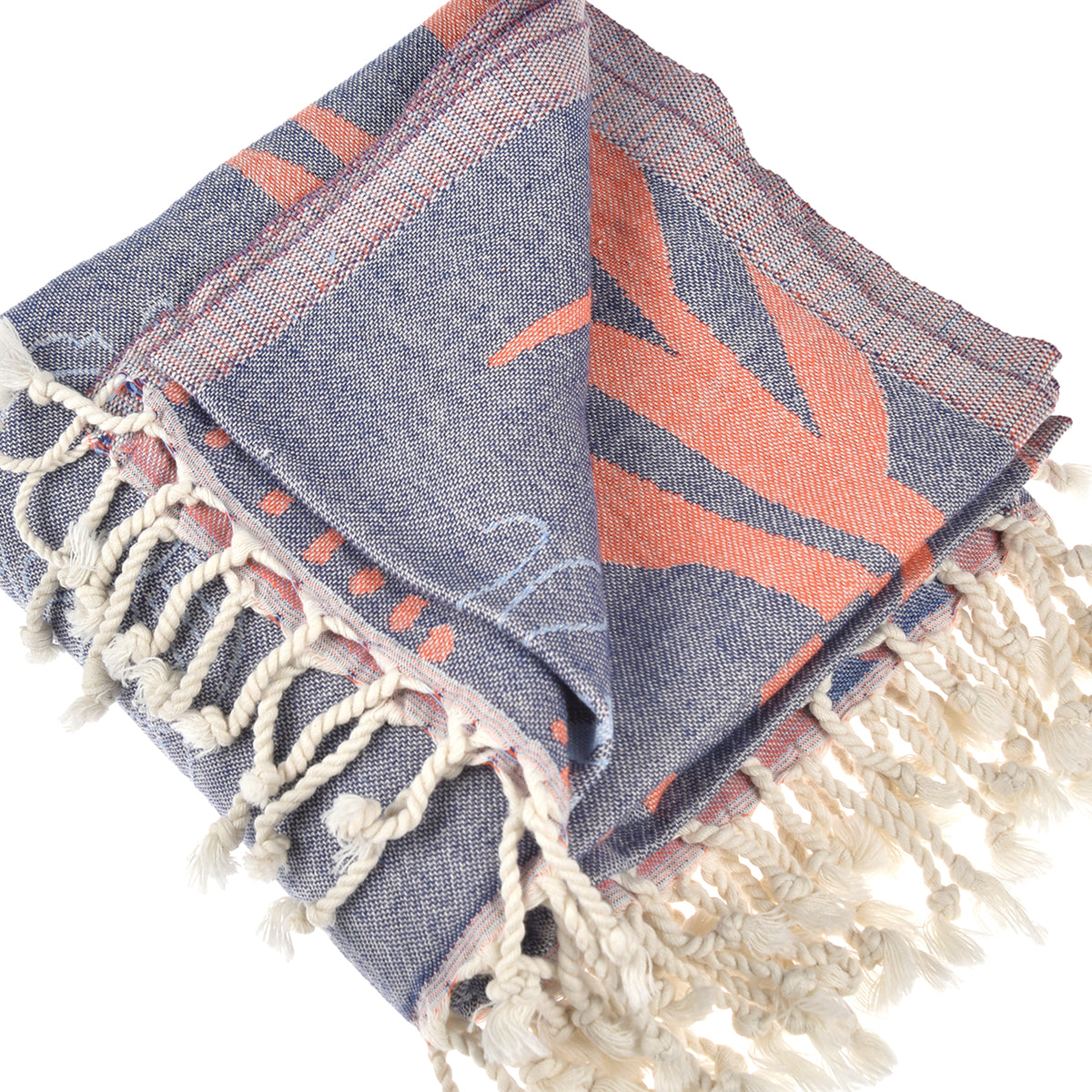 Exclusive Deep Blue Peshtemal Pure Cotton Beach Towel