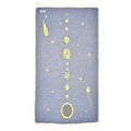 Exclusive Blue Universe Peshtemal Pure Cotton Beach Towel