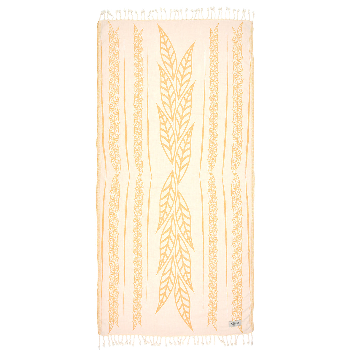 Exclusive Wheat Leaves Peshtemal Pure Cotton Beach Towel