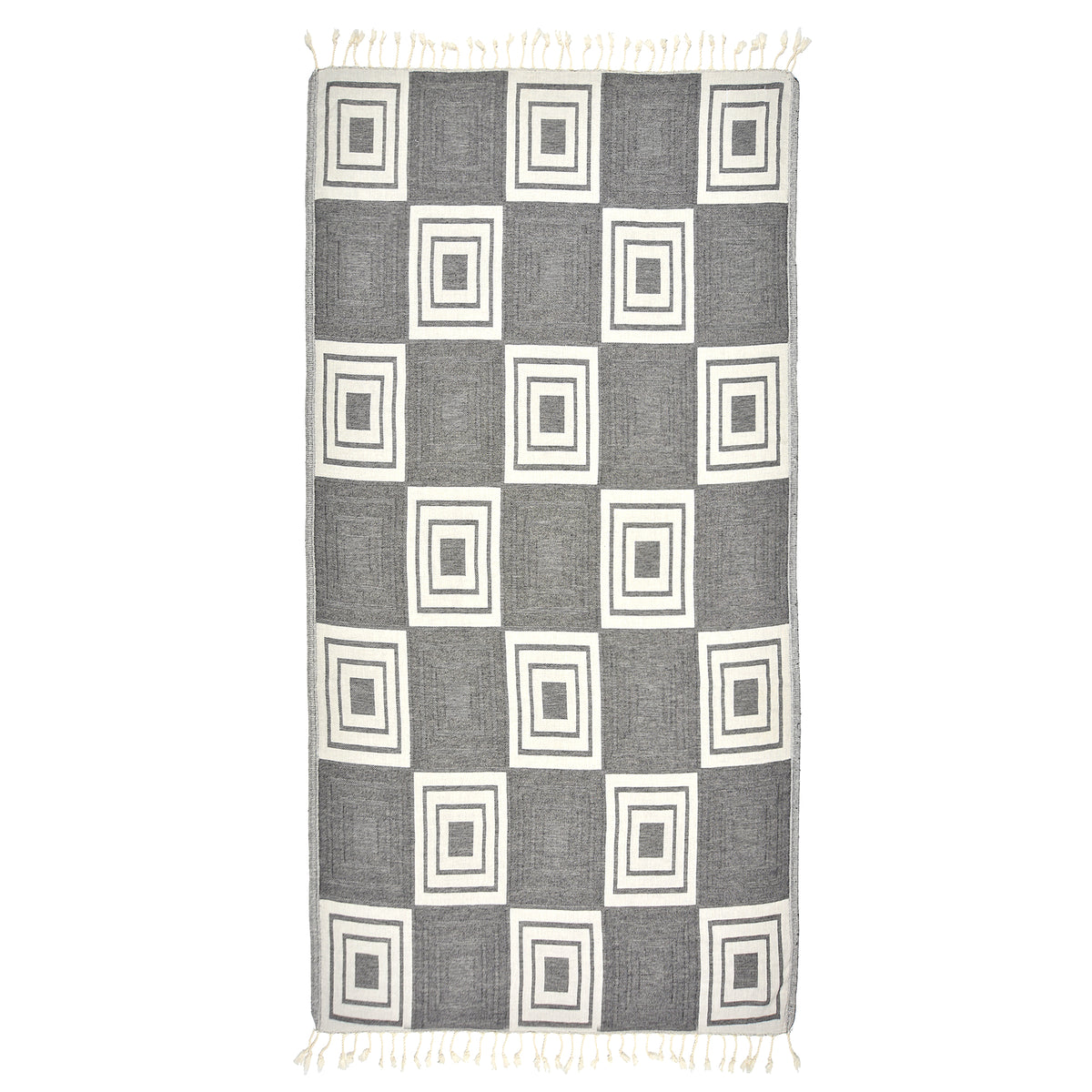 Exclusive Symmetry Peshtemal Pure Cotton Throw Blanket