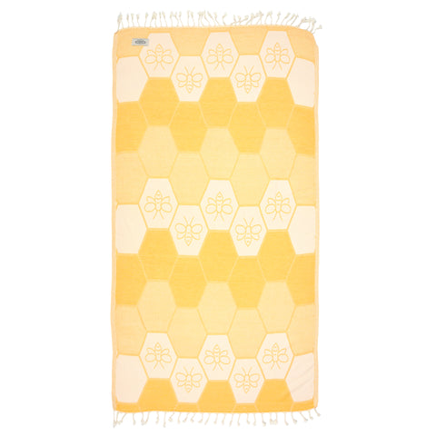 Exclusive Honey Comb Peshtemal Pure Cotton Beach Towel