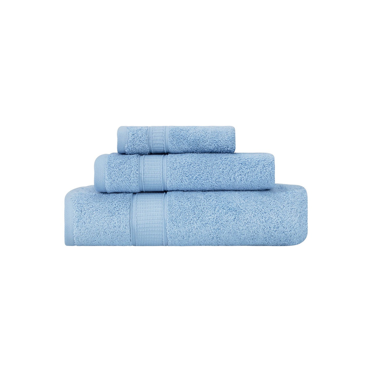 3 Piece Bath Towel Set - 16 Set Case Box