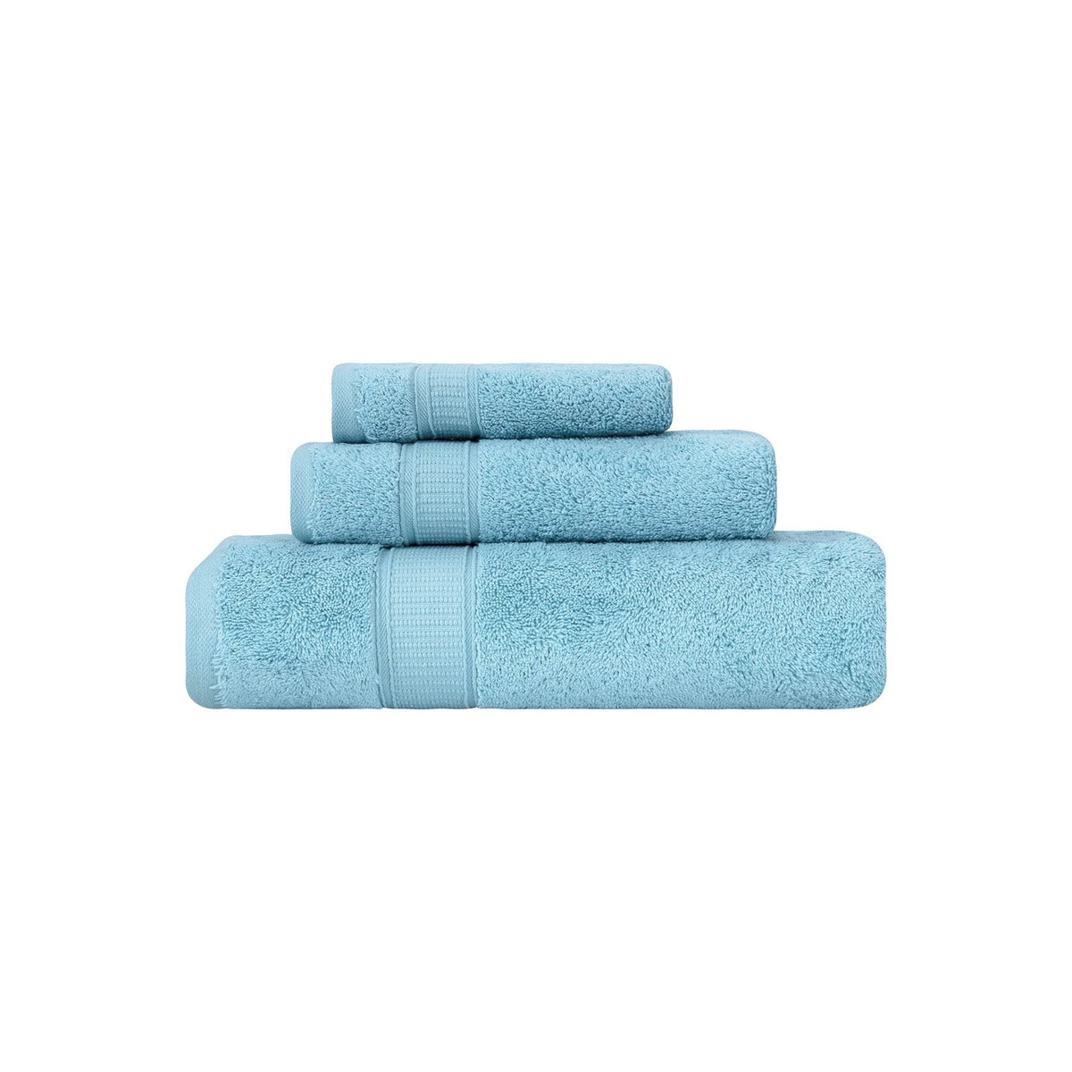 3 Piece Bath Towel Set - 16 Set Case Box