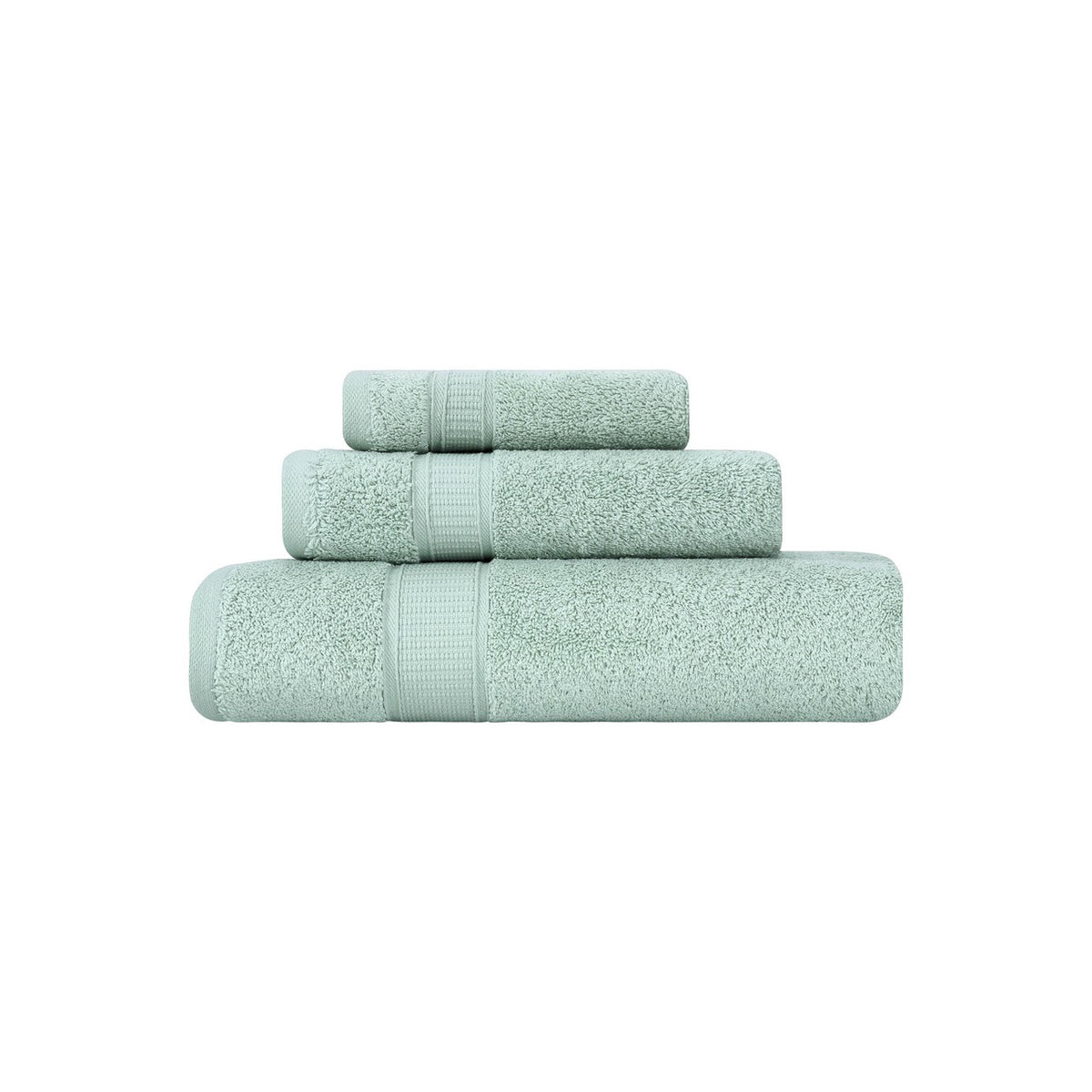 3 Piece Bath Towel Set - 16 Set Case Box