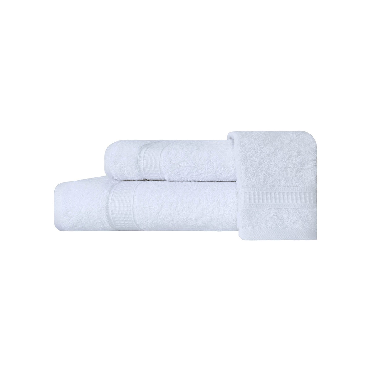 3 Piece Bath Towel Set - 16 Set Case Box