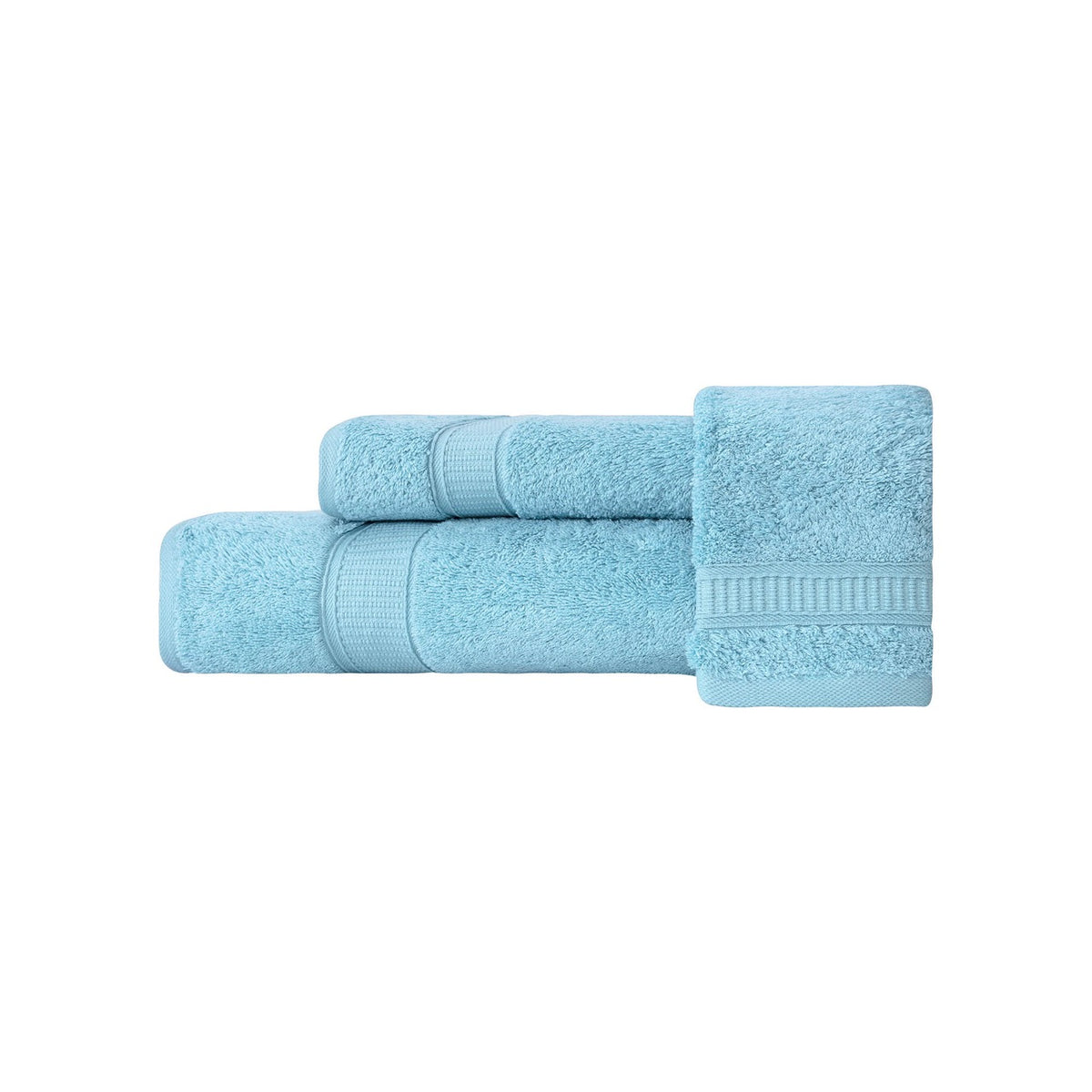 3 Piece Bath Towel Set - 16 Set Case Box