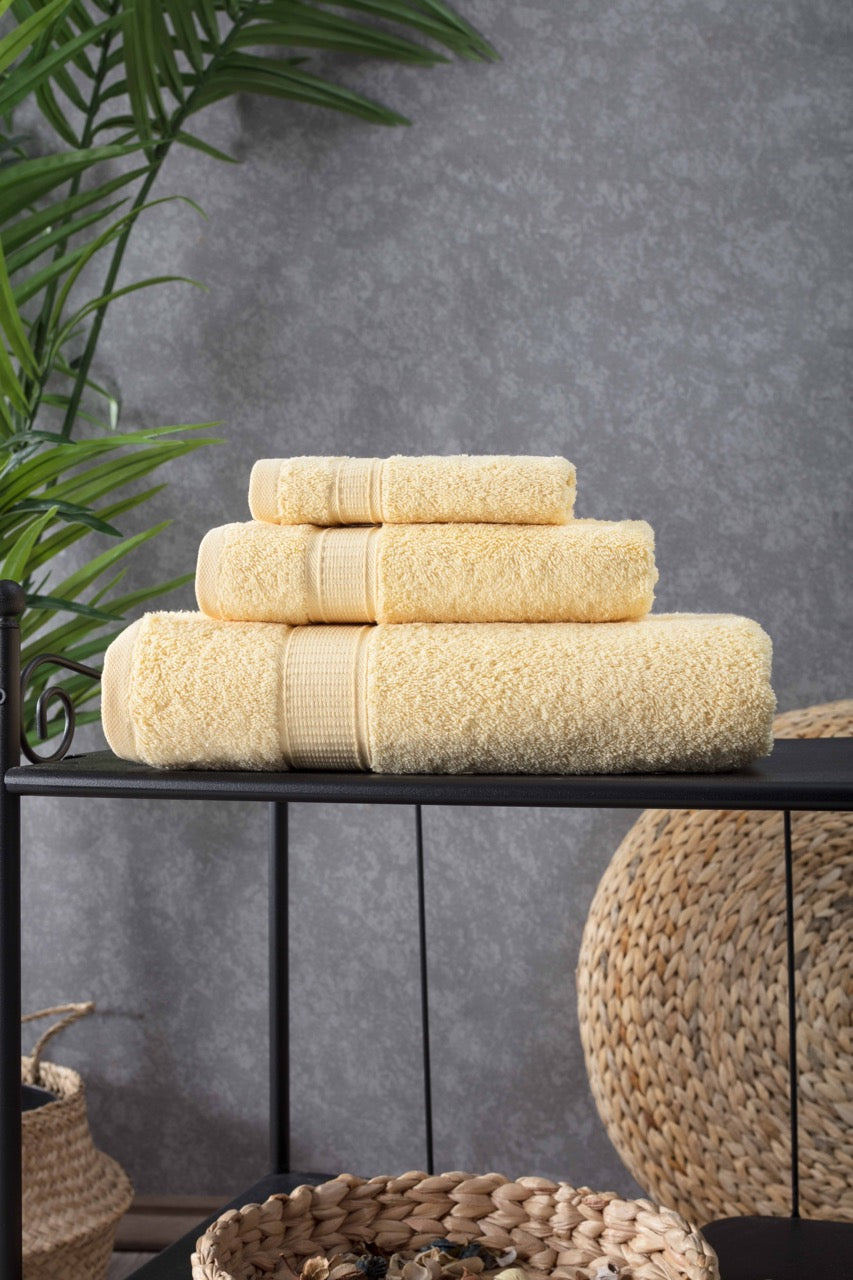 3 Piece Bath Towel Set - 16 Set Case Box