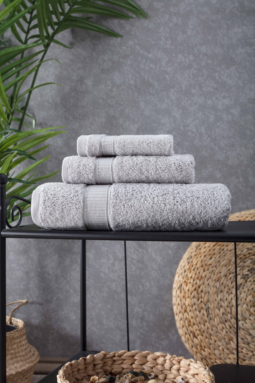 3 Piece Bath Towel Set - 16 Set Case Box