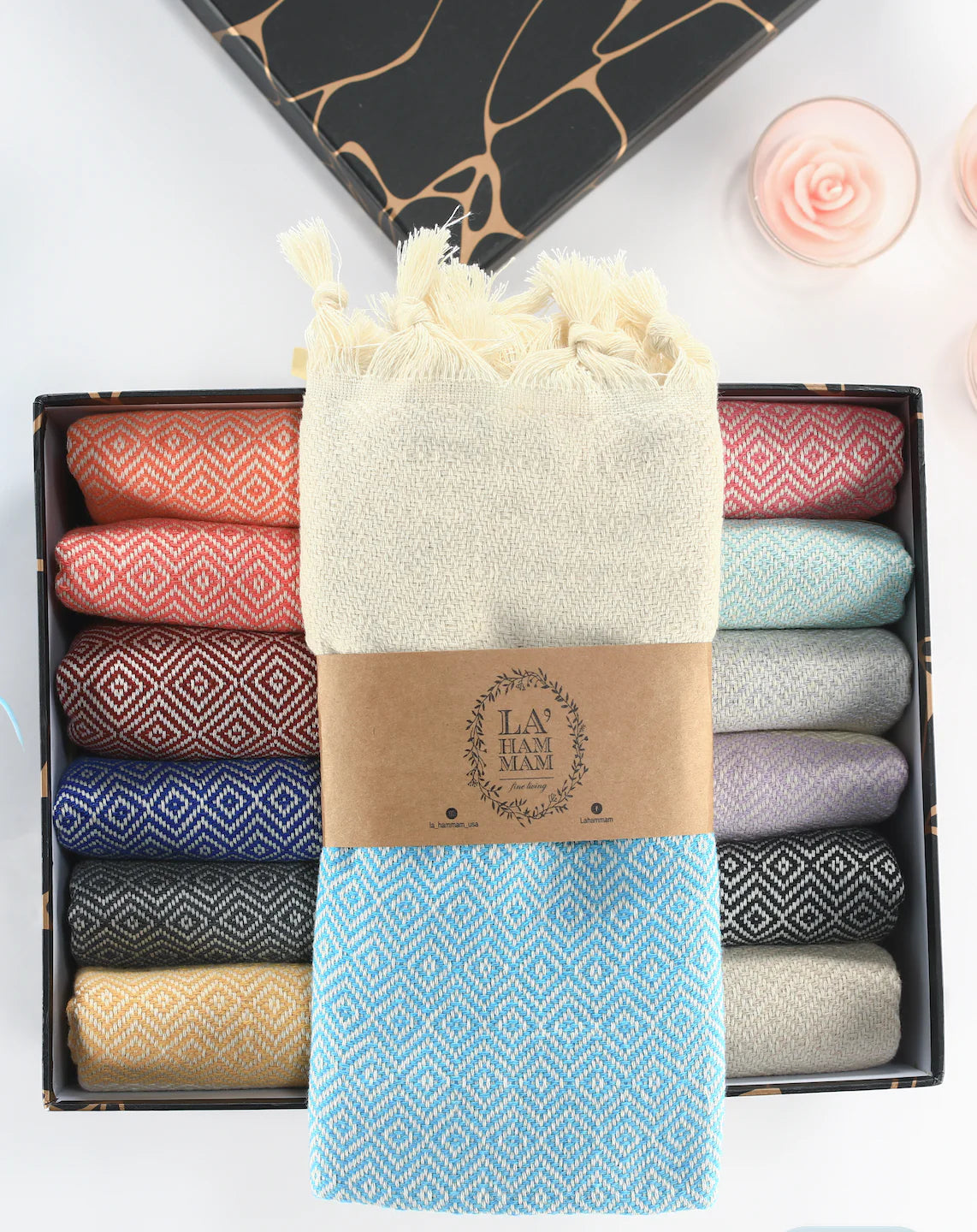 25 sets of (25x2)  Lahammam Mixed Kitchen Towels