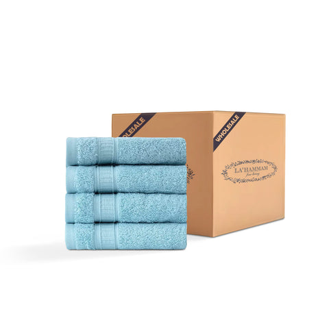 4 piece packed Wash Cloths - 55 pack Case Box