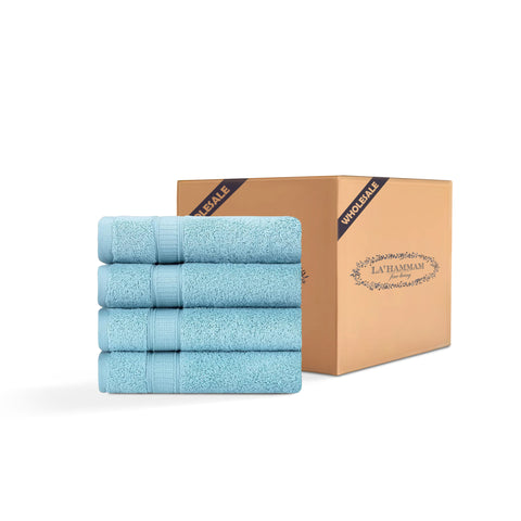 4 Piece Hand Towel Set - 24 Set Case Box