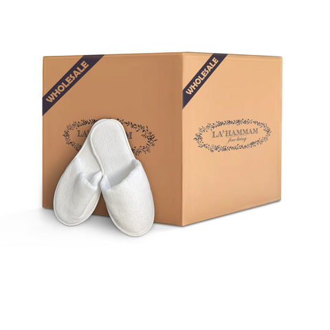 60 Sets of Cotton Nonslip Slipper for Hotels and Airbnb Travel 60 Sets Case Box