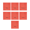 Customized Seven Days Towels - Washcloths and Hand Towels - Set of 7
