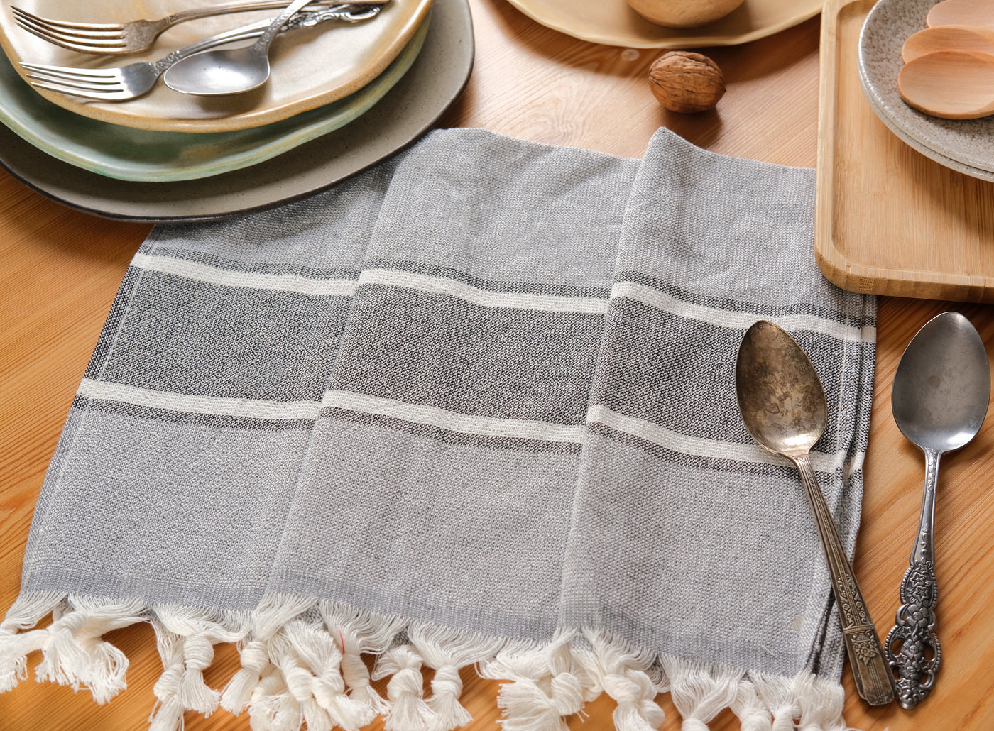 Smyrna Turkish Hand / Kitchen Towel 4 pack 23x17in – La'Hammam