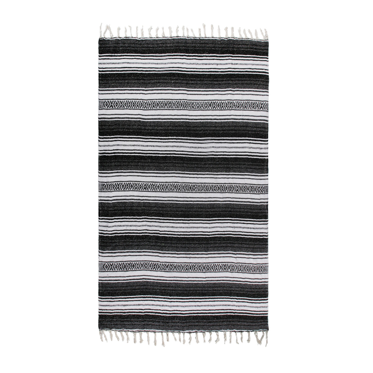 Traditional Mexican Blanket Diamond Pure Cotton Beach Throw (50