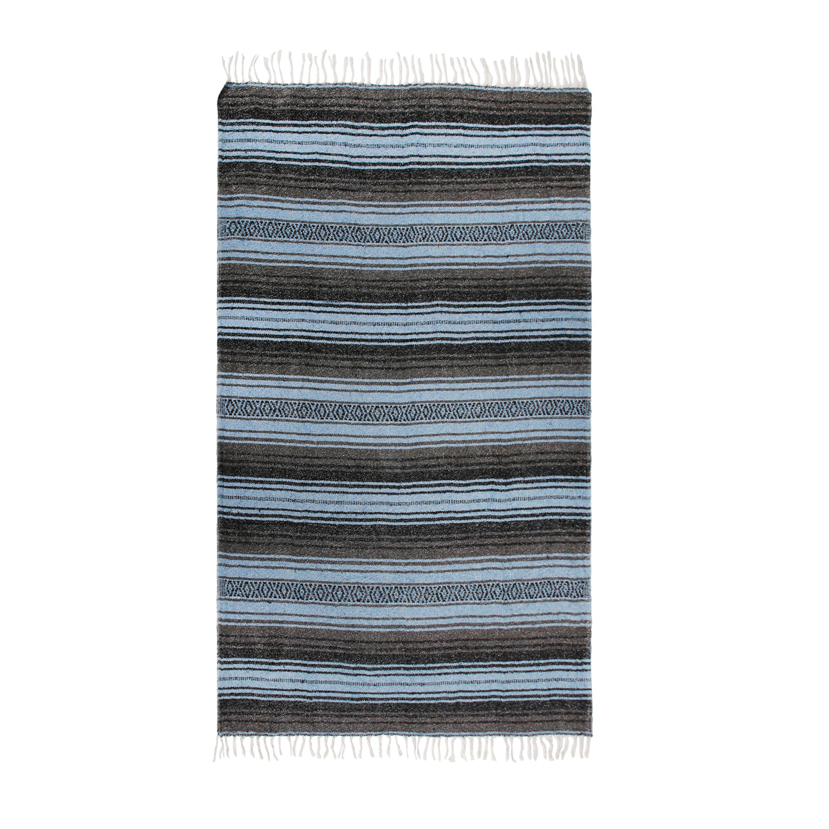 Traditional Mexican Blanket Diamond Pure Cotton Beach Throw (50