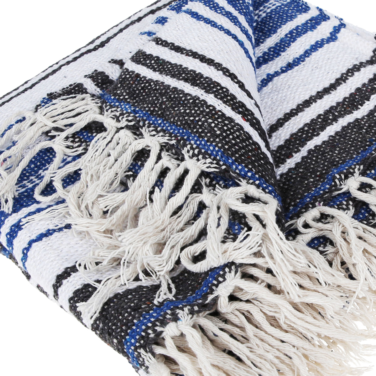 Traditional Mexican Blanket Diamond Pure Cotton Beach Throw (50