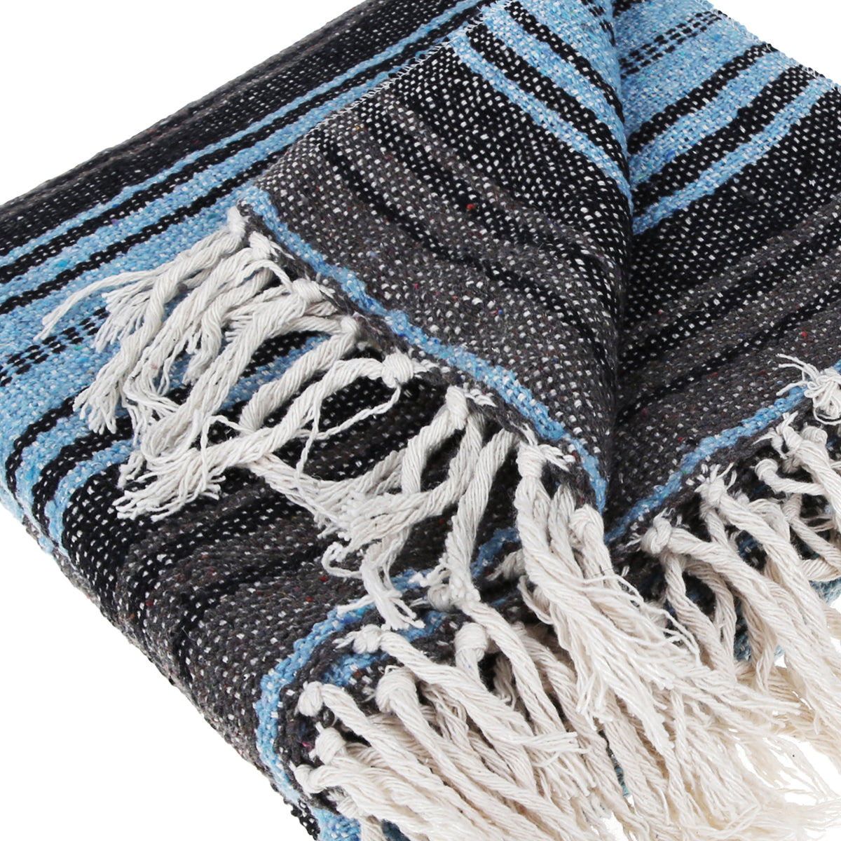 Traditional Mexican Blanket Diamond Pure Cotton Beach Throw (50