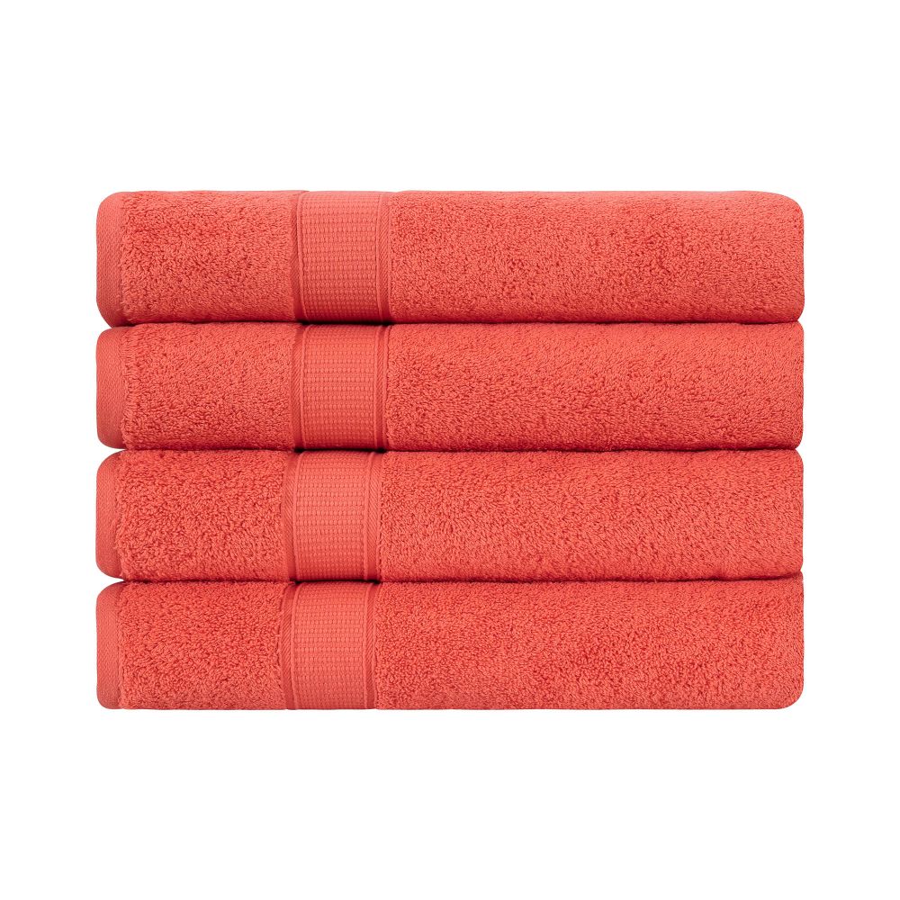 Turkish Cotton Bath Towel Set of 4