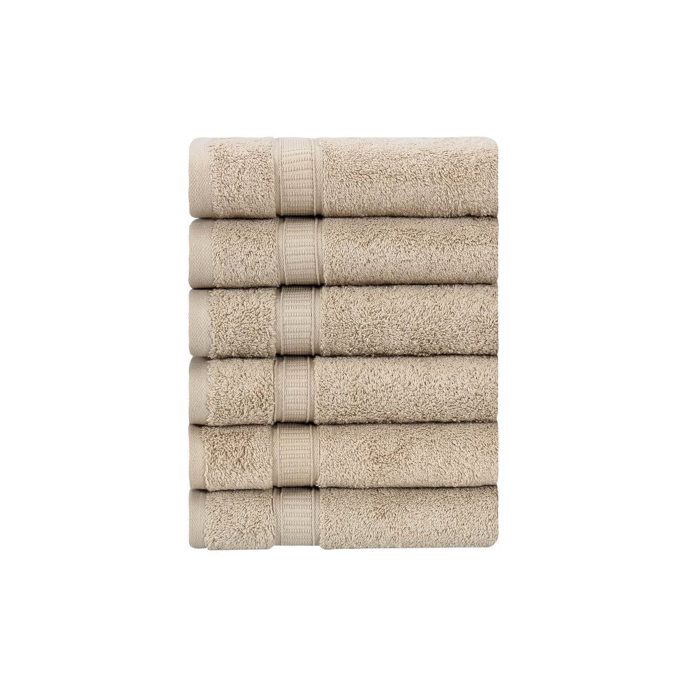 Turkish Cotton Hand Towel Set of 6