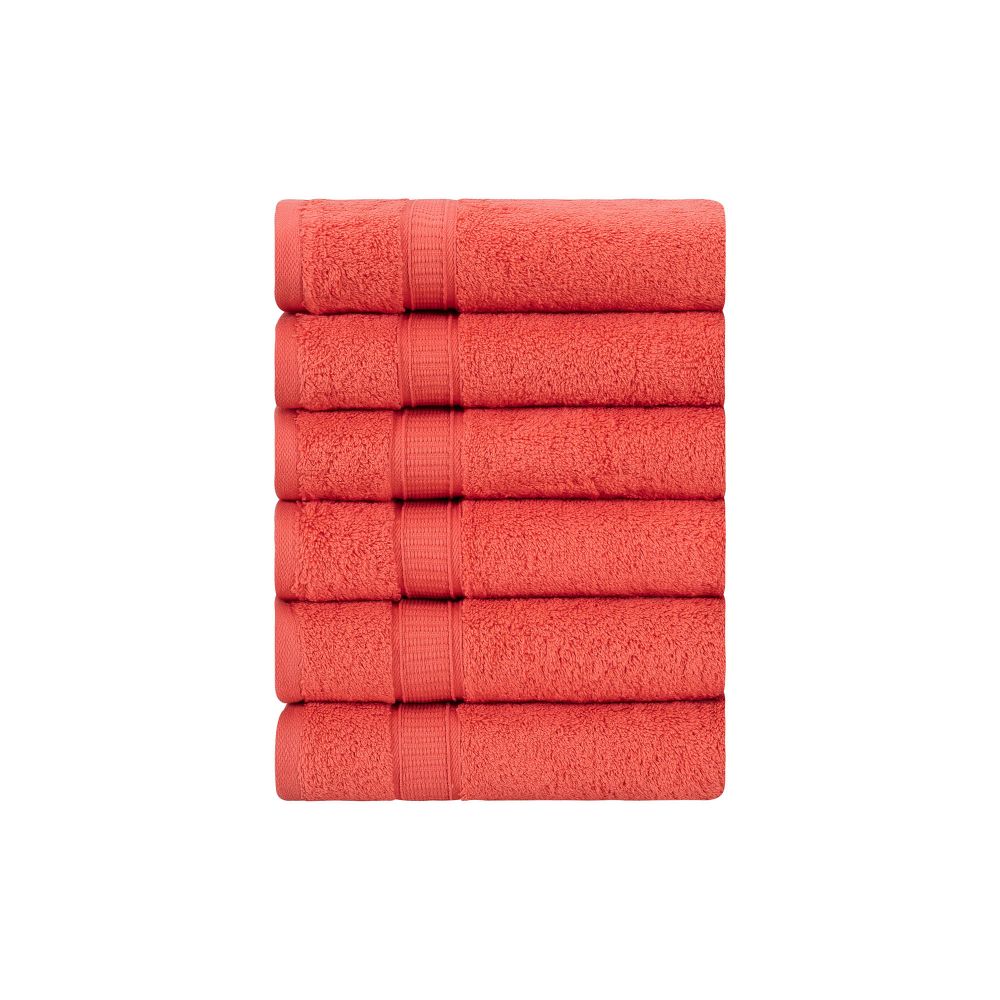 Turkish Cotton Hand Towel Set of 6