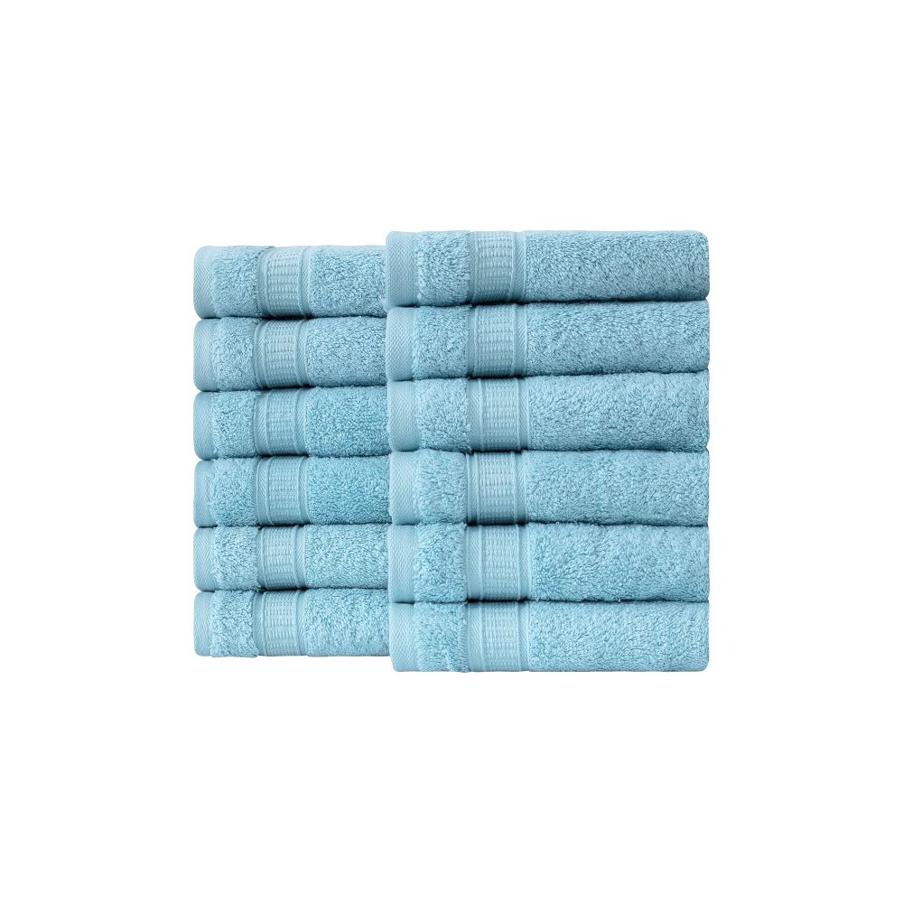 Turkish Cotton Washcloth Set of 12