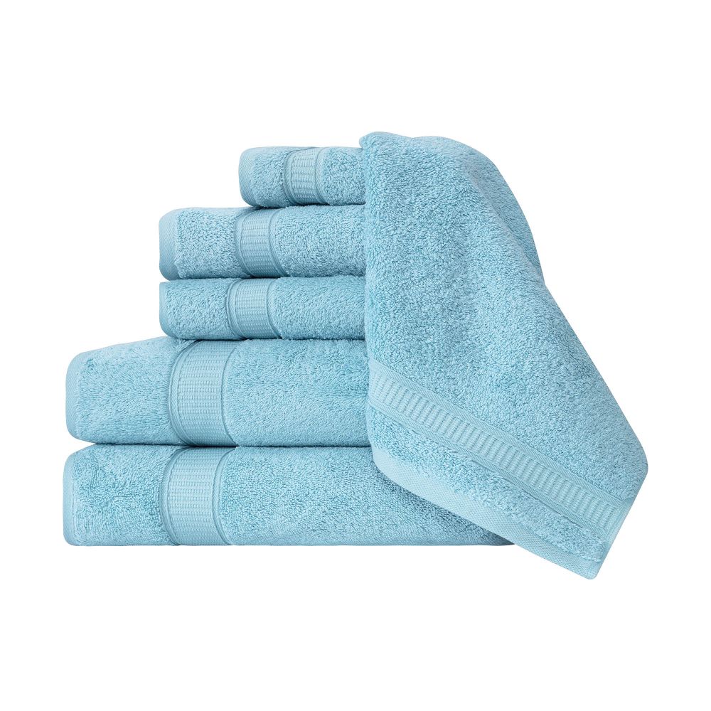 Turkish Cotton Full Bath Towel Set of 6 – La'Hammam