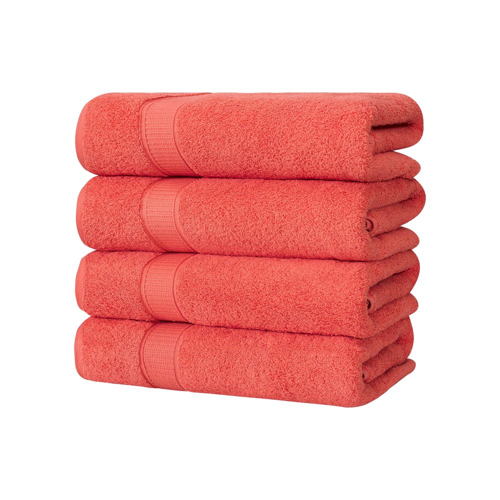 Turkish Cotton Bath Towel Set of 4