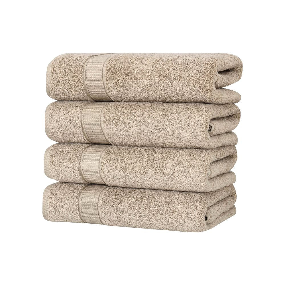 Turkish Cotton Bath Towel Set of 4