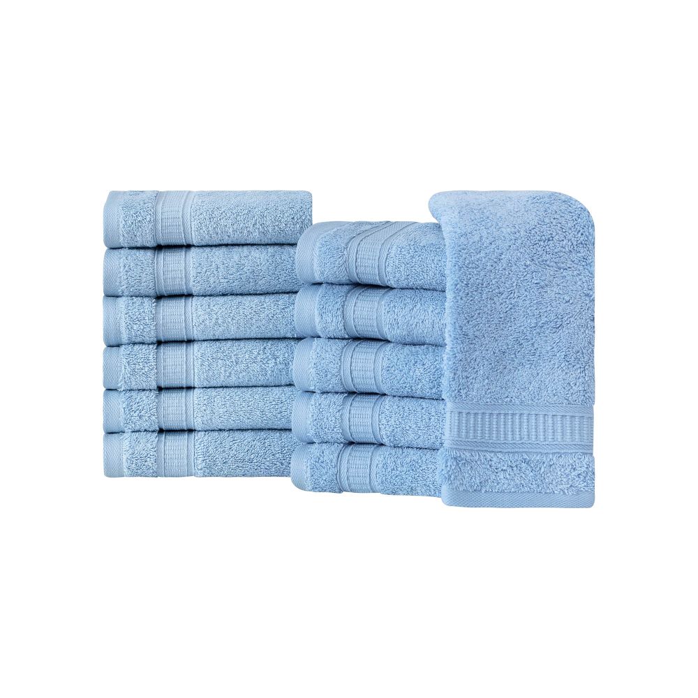 Turkish Cotton Washcloth Set of 12