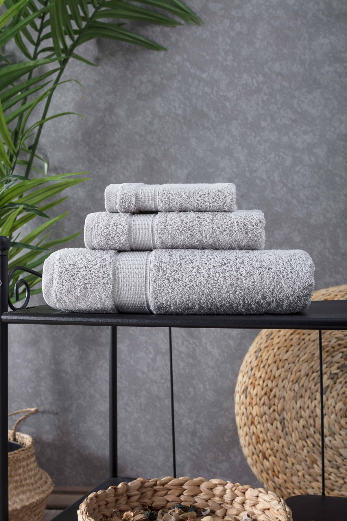 Turkish Cotton Bath Towel Set of 3 – La'Hammam