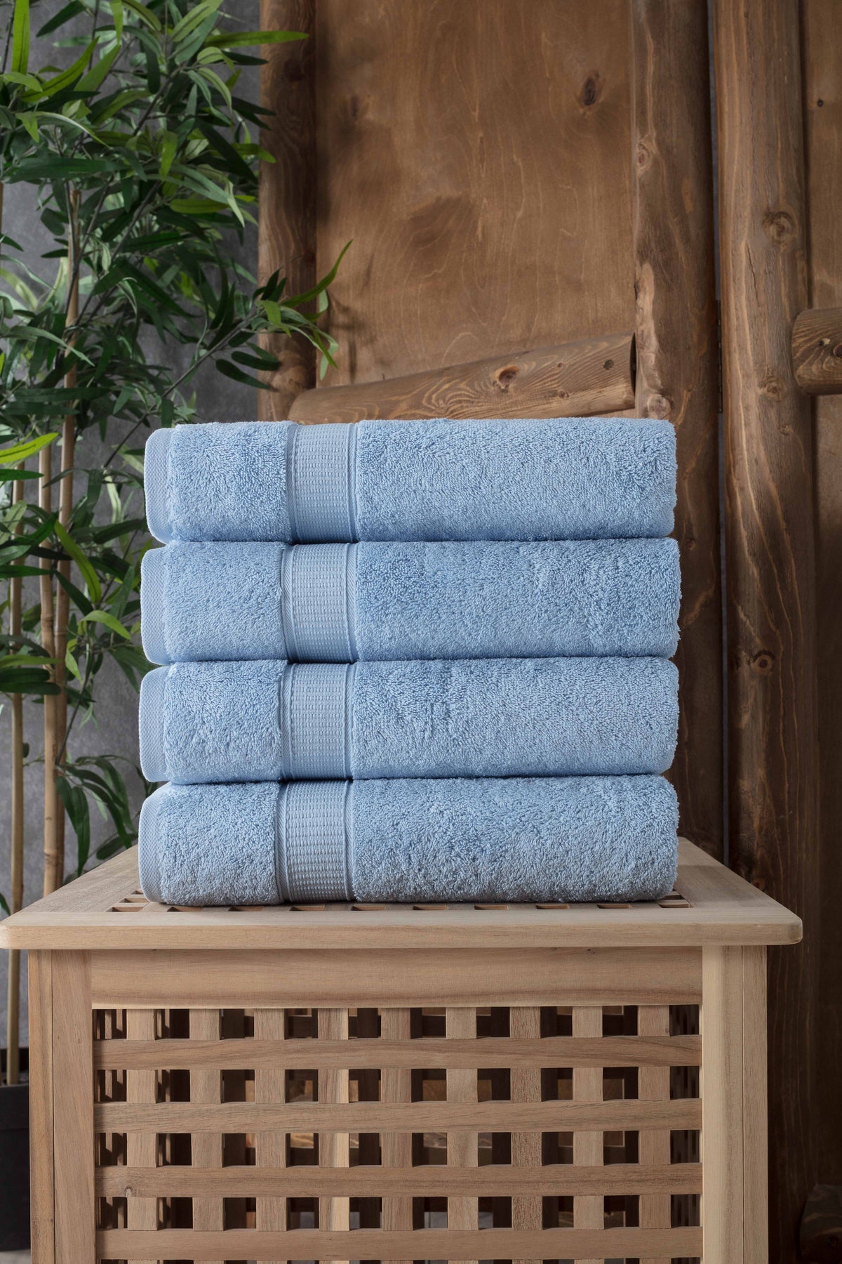 Turkish Cotton Bath Towel Set of 4