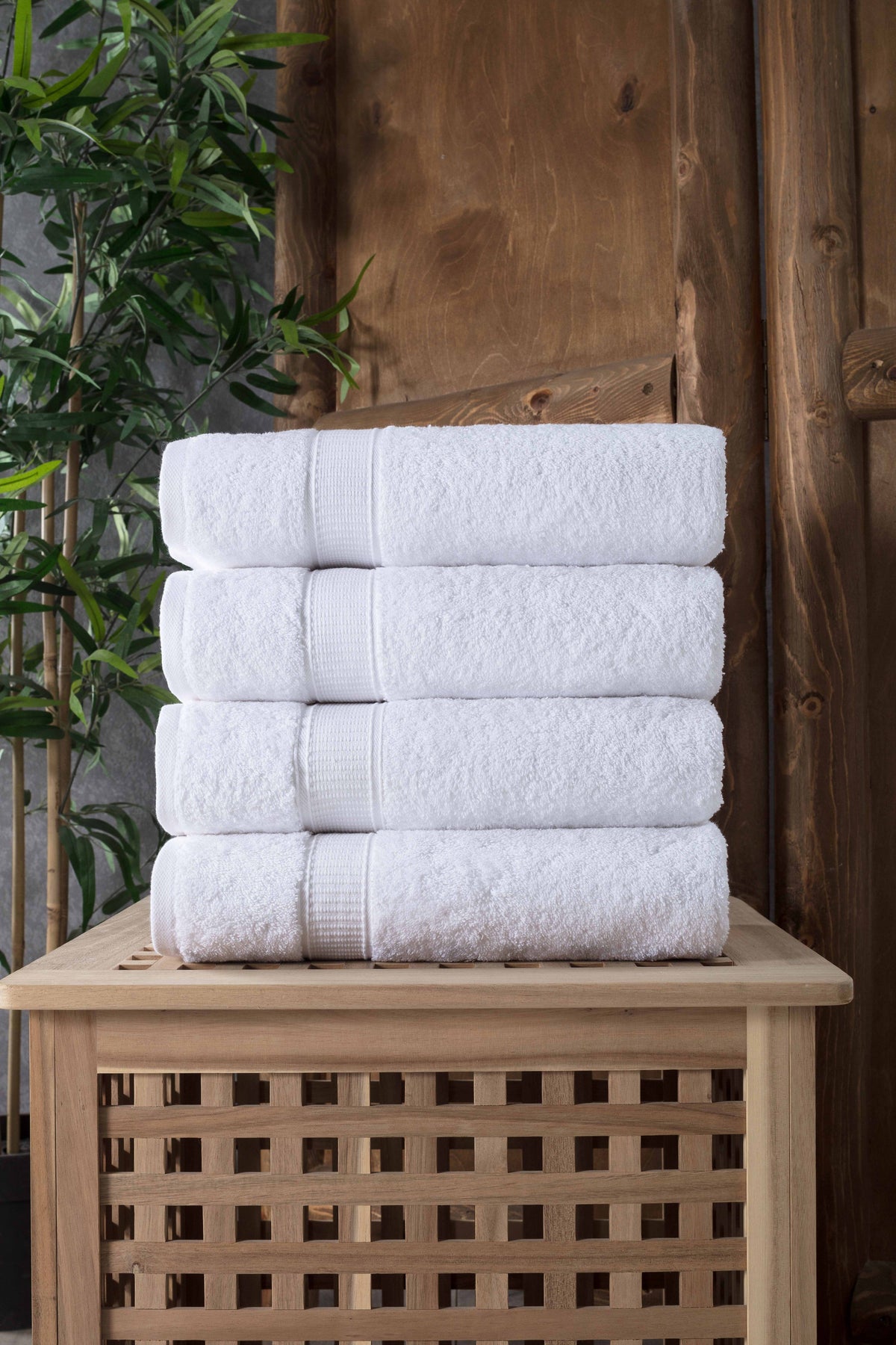 Turkish Cotton Bath Towel Set of 4