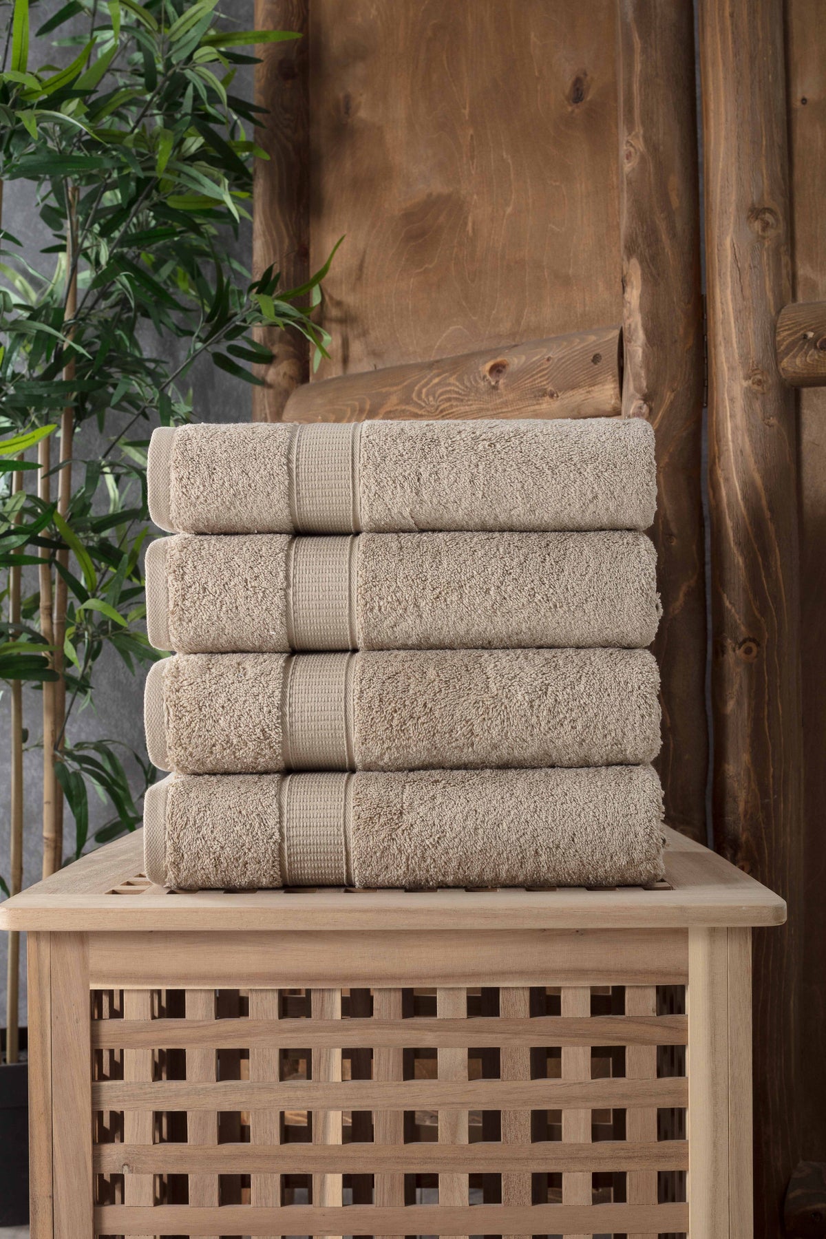 Turkish Cotton Bath Towel Set of 4