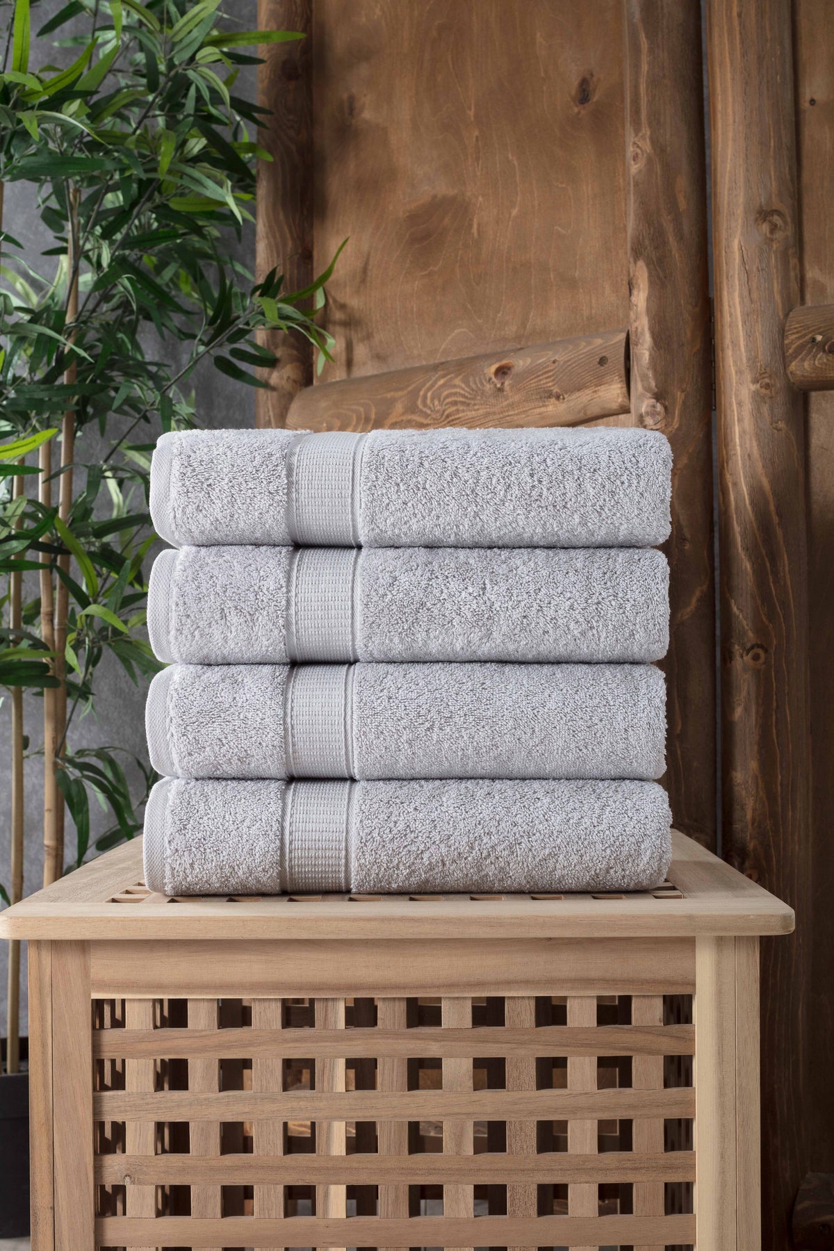 Turkish Cotton Bath Towel Set of 4