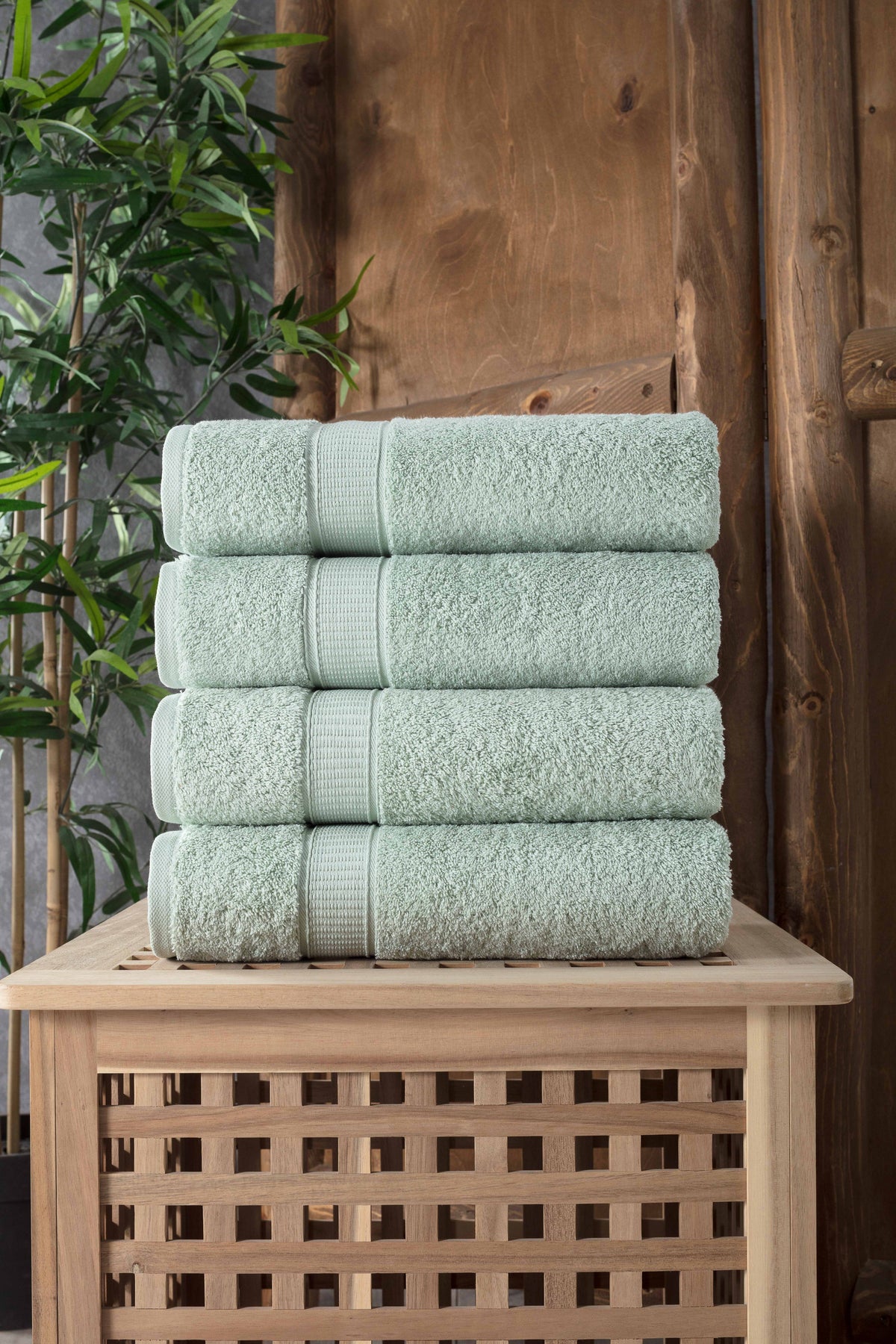 Turkish Cotton Bath Towel Set of 4