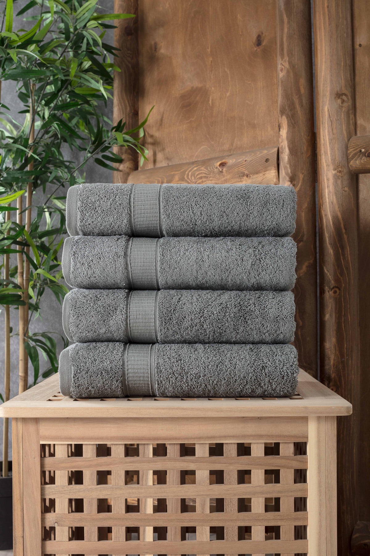 Turkish Cotton Bath Towel Set of 4