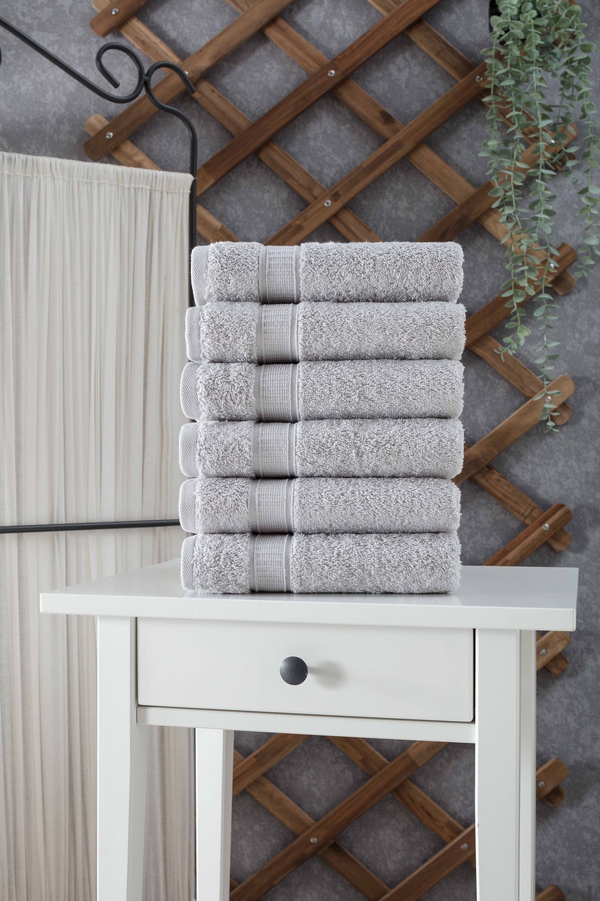 Turkish Cotton Hand Towel Set of 6