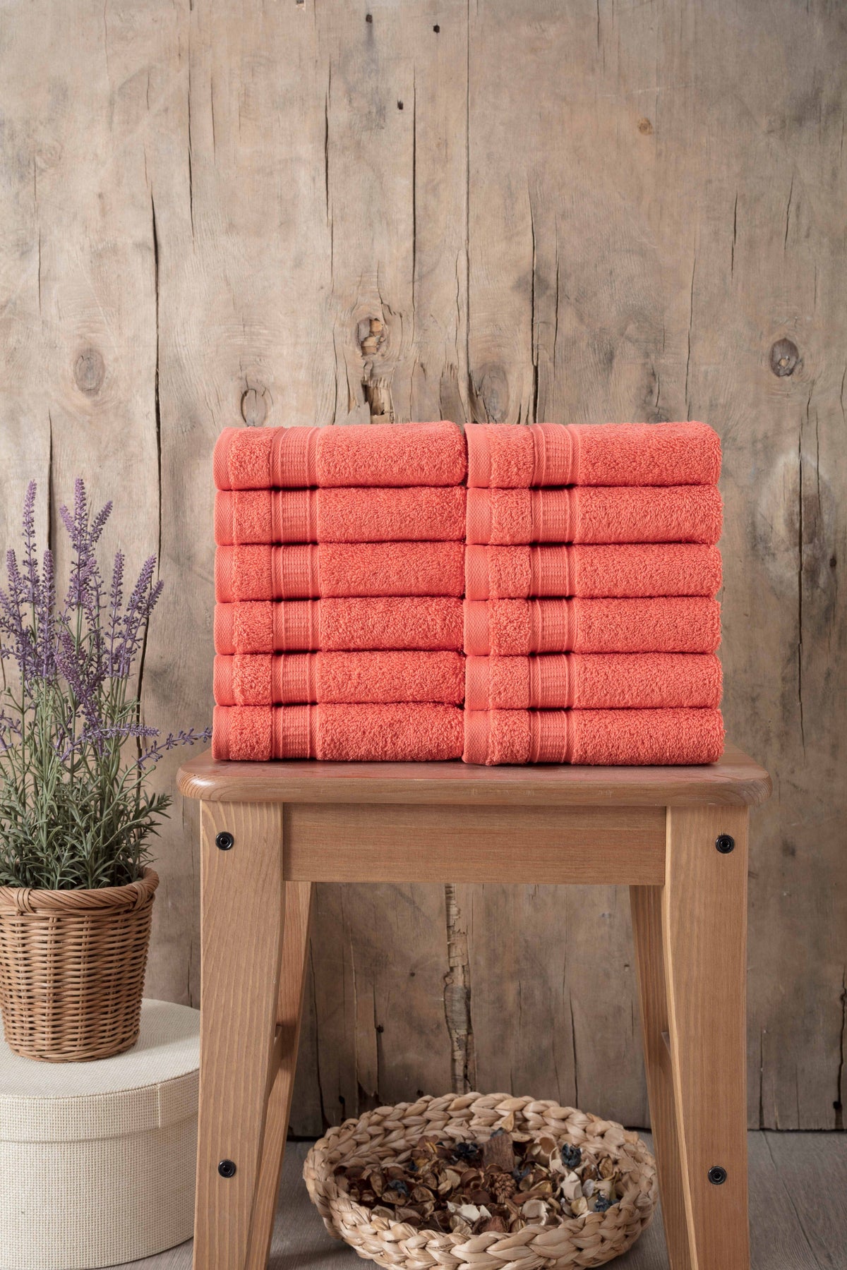 Turkish Cotton Washcloth Set of 12 – La'Hammam