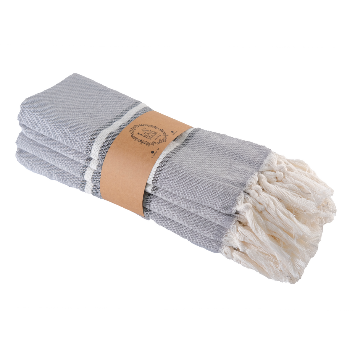 Smyrna Turkish Hand Kitchen Towel 4 pack 23x17in La Hammam