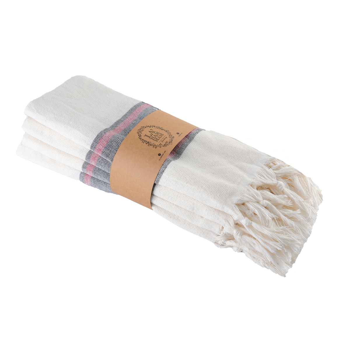 Smyrna Turkish Hand Kitchen Towel 4 pack 23x17in La Hammam