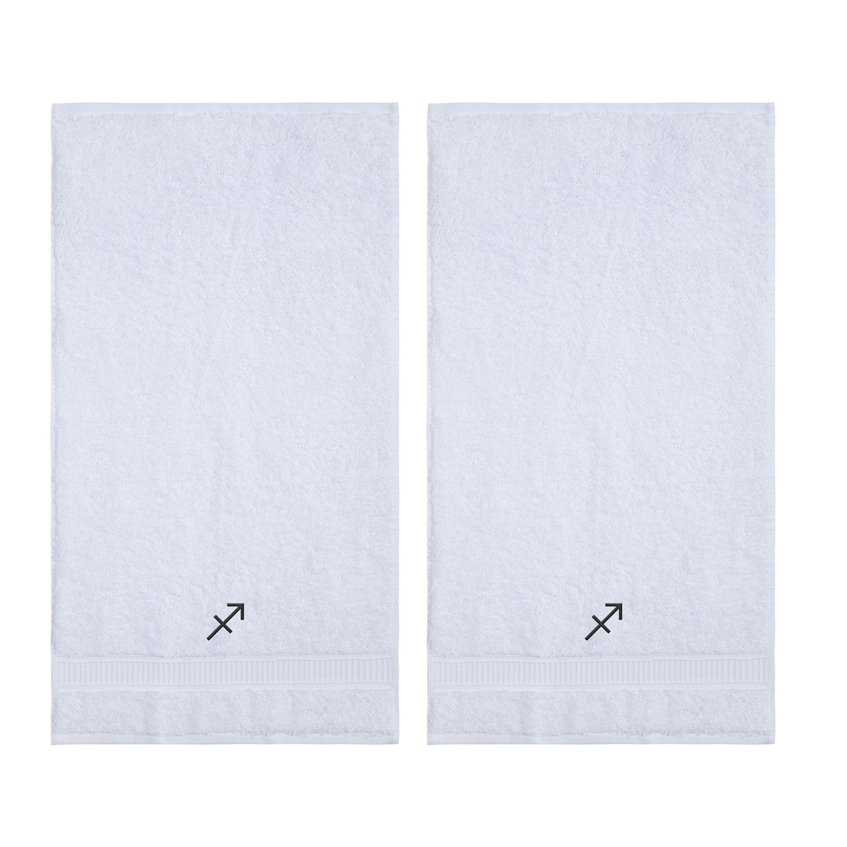 Customized Zodiac Towels - Washcloths and Hand Towels - Set of 2