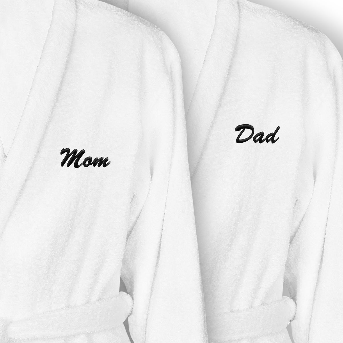 Custom Bathrobe Set for Couple, 2 Pieces Couple's Cotton Bath Robe, 100% Cotton