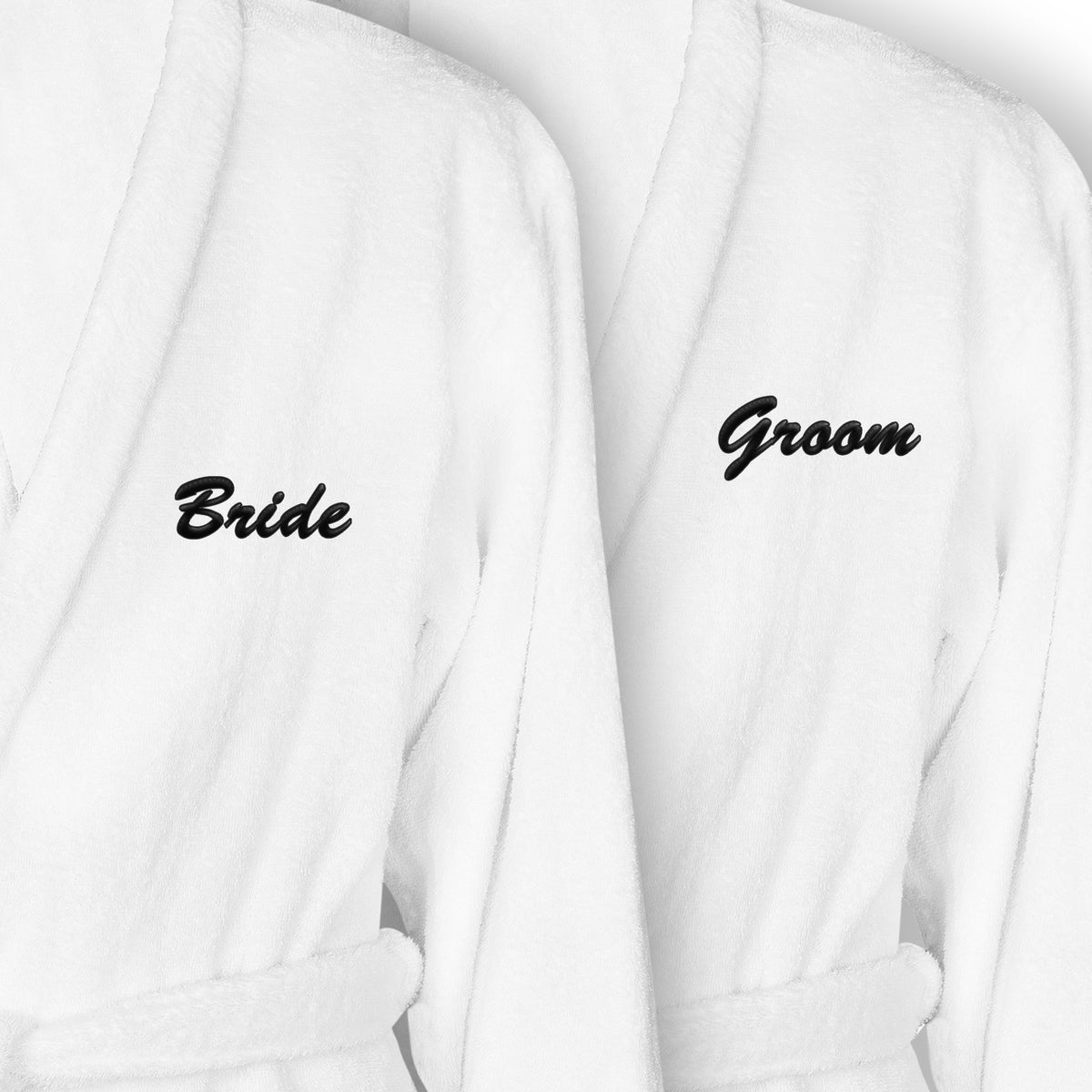 Custom Bathrobe Set for Couple, 2 Pieces Couple's Cotton Bath Robe, 100% Cotton