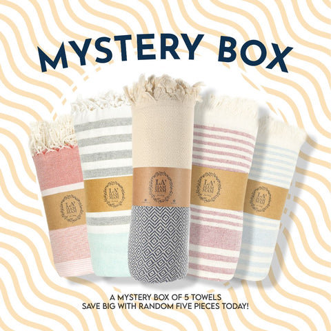 A Big Mystery Box of 5 Peshtemals! Save BIG with Random 5 pieces Today!